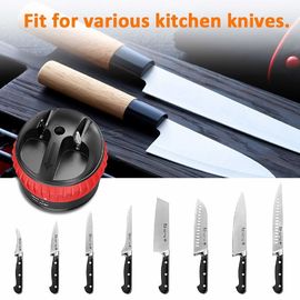 2 Stage Butcher Knife Sharpener / Chef Knife Sharpening Lightweight 58 * 68mm
